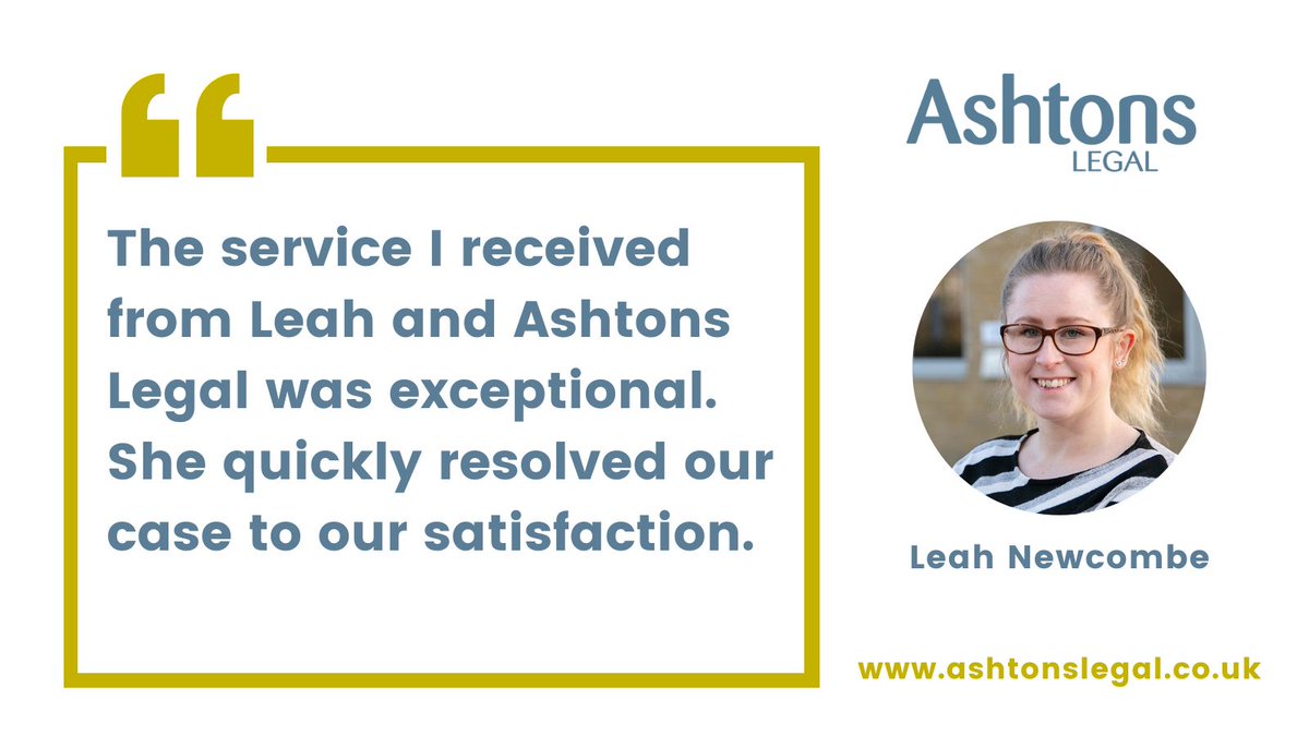 Great #feedback for Leah Newcombe in our Dispute Resolution team. Leah "was exceptional". Use the link to find out how our #DisputeResolution team can assist you: ow.ly/46JI50RRq9w