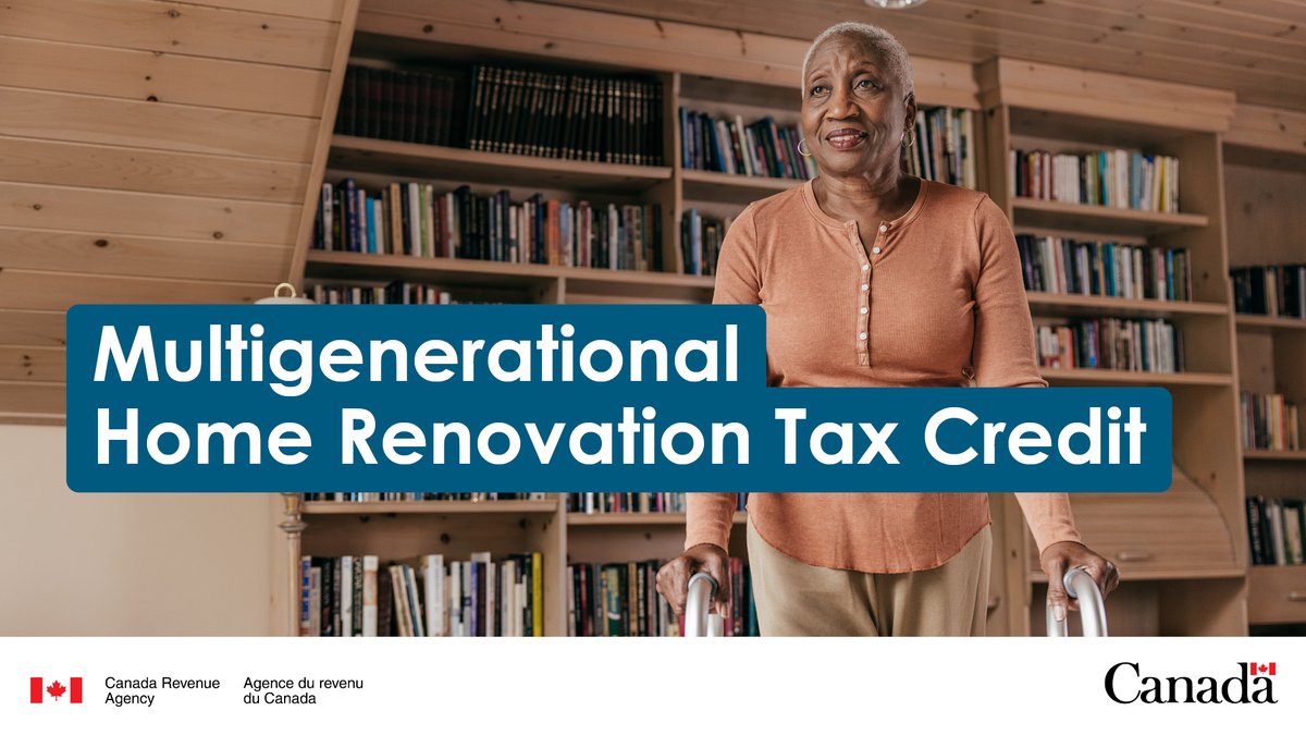 Building a secondary unit for a loved one who’s a senior, or has a disability? 🏠🔨 

You might be eligible for up to $7.5K in home renovations! Find out if you qualify 👉 ow.ly/BCz150RRalE #CdnTax