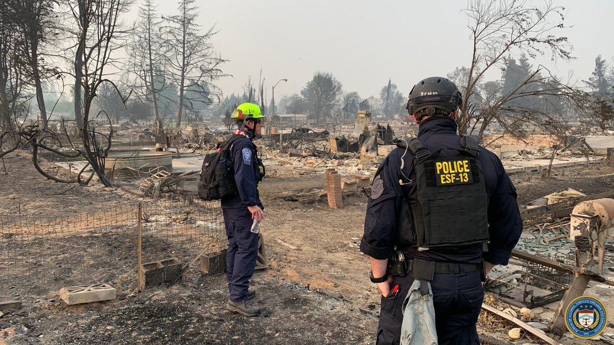 May is Wildfire Awareness Month. When a wildfire exceeds capabilities of a local response @fema manages a federal response. We coordinate ESF #13 on behalf of @TheJusticeDept, and have served in this role for two wildfires; Oregon in 2020 & Hawaii in 2023. atf.gov/news/press-rel…