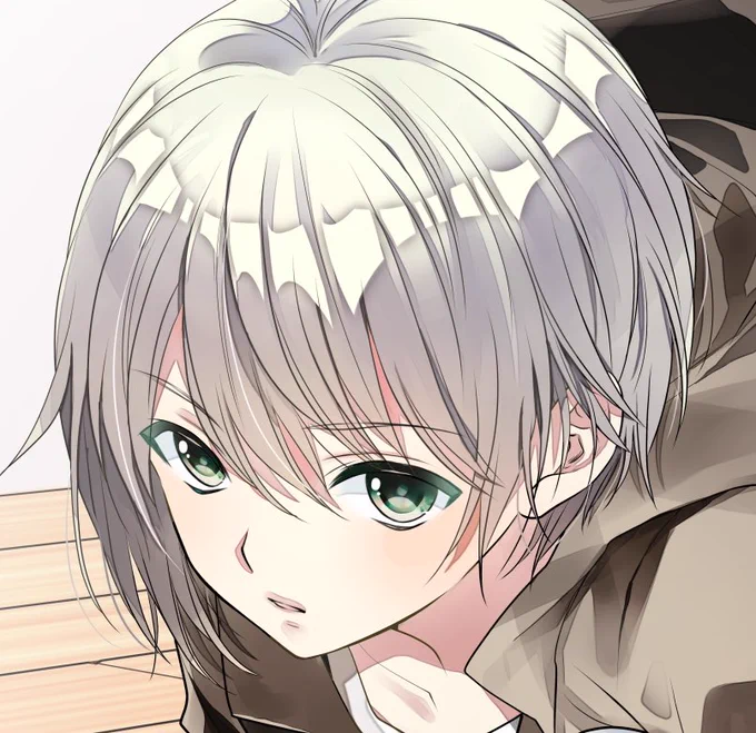 #我ながら天才なお顔4選1番気に入ってるのはカラーだと2巻表紙 
