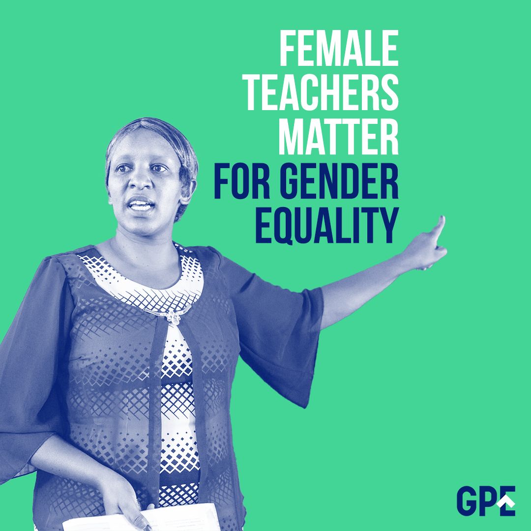 Female #TeachersTransform!

Countries with more female primary teachers are more likely to improve #GenderEquality in education and have higher enrollment rates for girls in secondary school.

#FundEducation