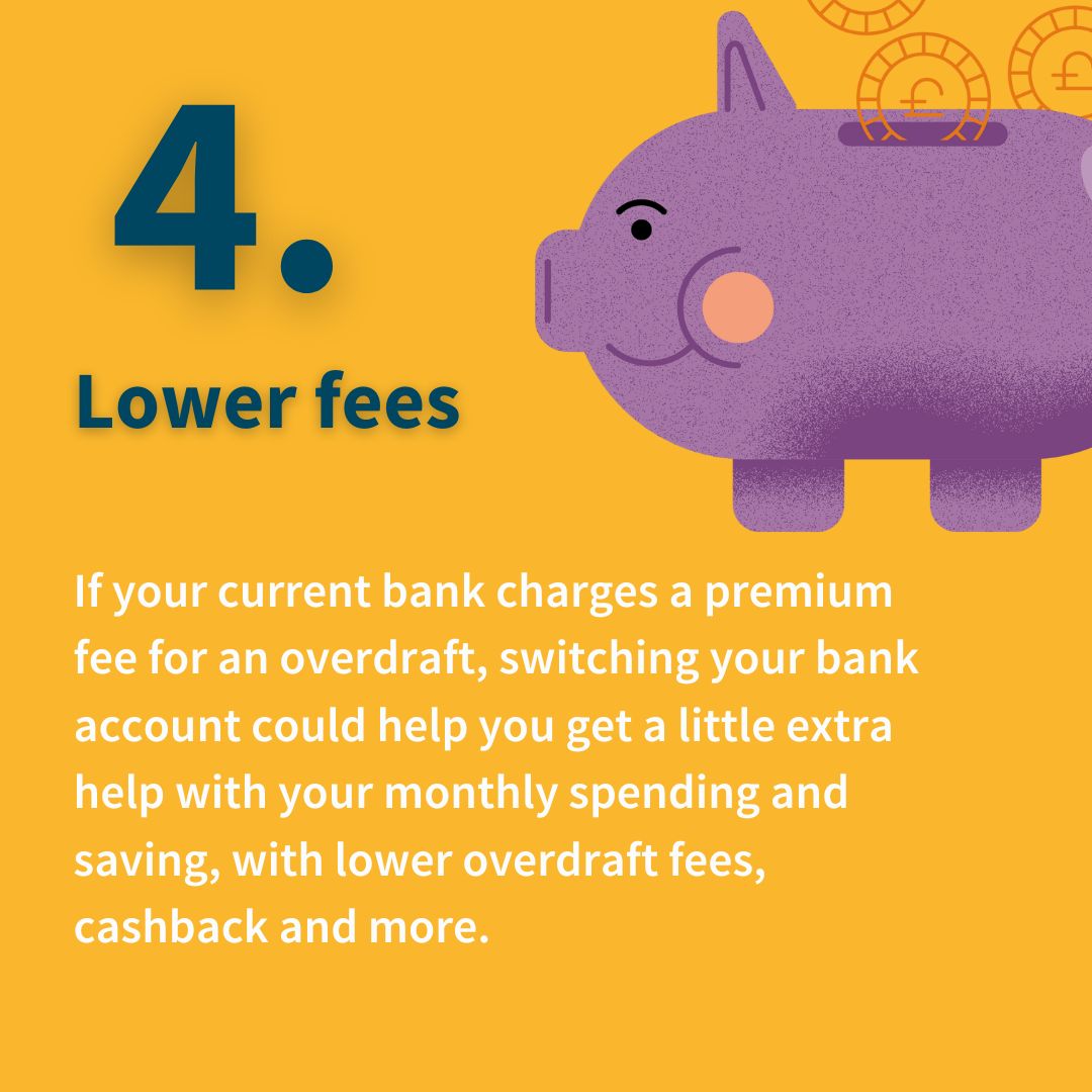 Maybe it's time to switch? Here are 4 reasons to consider switching your bank account.

Once you’ve found the right bank account for you, let The Current Account Switch Service take the hassle out of the process.

#CurrentAccountSwitchService #SwitchingBanks
