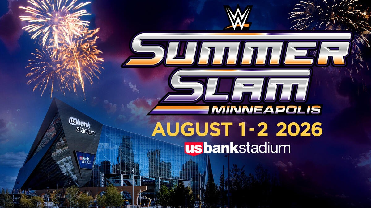WWE announced today that U.S. Bank Stadium in Minneapolis, Minnesota, will host WWE SummerSlam 2026 over two nights: August 1-2, 2026. Full details & a brief history of SummerSlam: patreon.com/posts/wwe-anno…