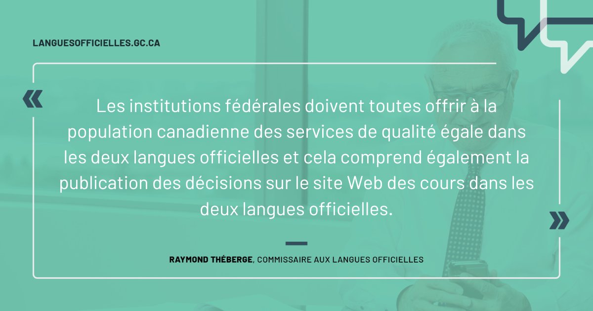 Le commissaire aux langues officielles rencontre aujourd'hui Darlene H. Carreau, Administratrice en chef des tribunaux judiciaires, pour discuter des progrès de leurs obligations sous la #LoiSurLesLanguesOfficielles modernisée. #ServiceAdministratif #TribunauxJudiciaires