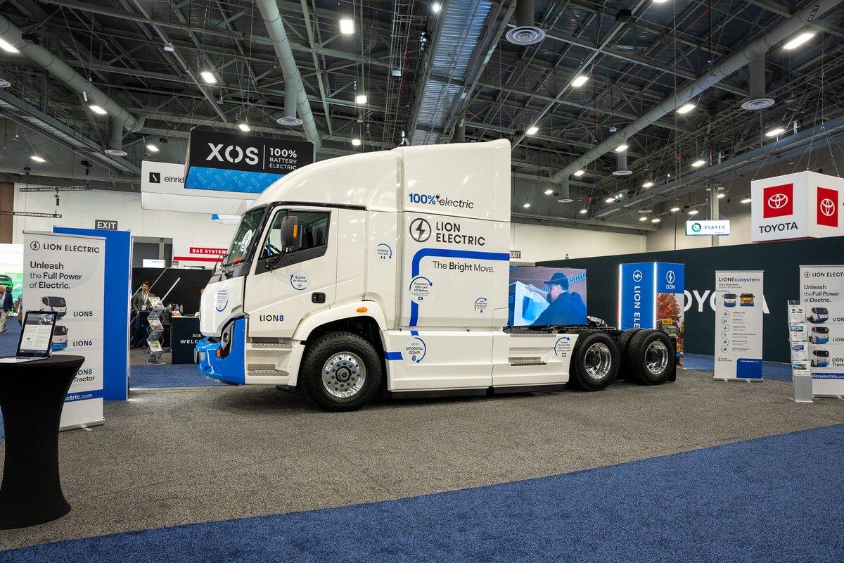 LAST DAY at @ACTExpo 2024! ⭐ Come by our booth # 3945 to chat with the team and discover our newly unveiled all-electric Lion8 Tractor truck ⚡🚛, the latest addition to our truck line-up. 💻 Learn more about the Lion8 Tractor here: ow.ly/1B2S50RSFX9 See you at the show!