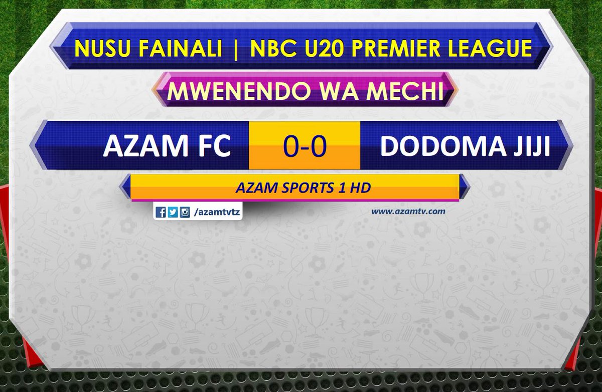 azamtvtz's tweet photo. #NBCU20PL: Ngoma imehamia kwenye dakika 30 baada ya dakika 90 kumalizika bila kupatikana mbabe
Azam FC 0-0 Dodoma Jiji
Iko LIVE #AzamSports1HD
#SimbaU20 #KageraSugarU20 #NBCU20PremierLeague #AzamFCVsDodomaJiji #AzamFC #DodomaJiji https://t.co/zfsl8Cbn4f