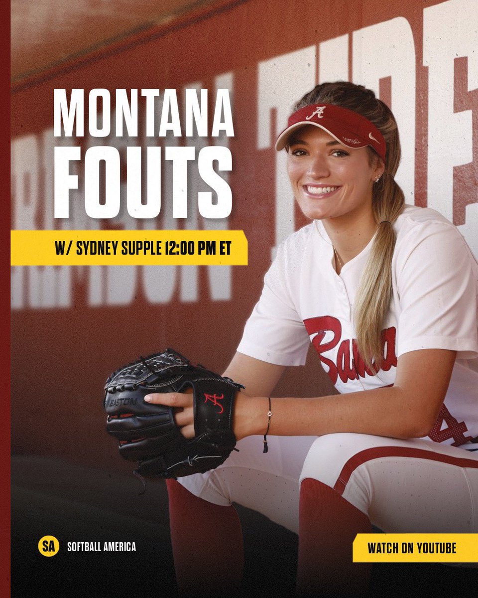 Montana Fouts is joining AUX this summer! Catch @MontanaFouts as she sits down with @Sydney_Supple to discuss her decision to go to Wichita, what the next generation is teaching her, & her brand new farm 👏 LIVE AT 12 ET 👉 youtube.com/watch?v=gwZTUv…