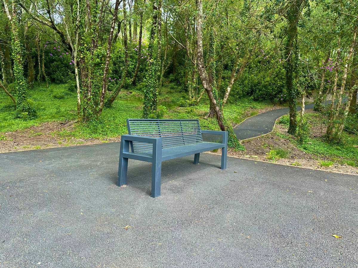 #glengarriff some days work sites are different. Opening #bluepool amenity today. €500k funded by @DeptRCD & €100k @Corkcoco on thier 26ac park. Great spot to stop off & visit & now more accessible.