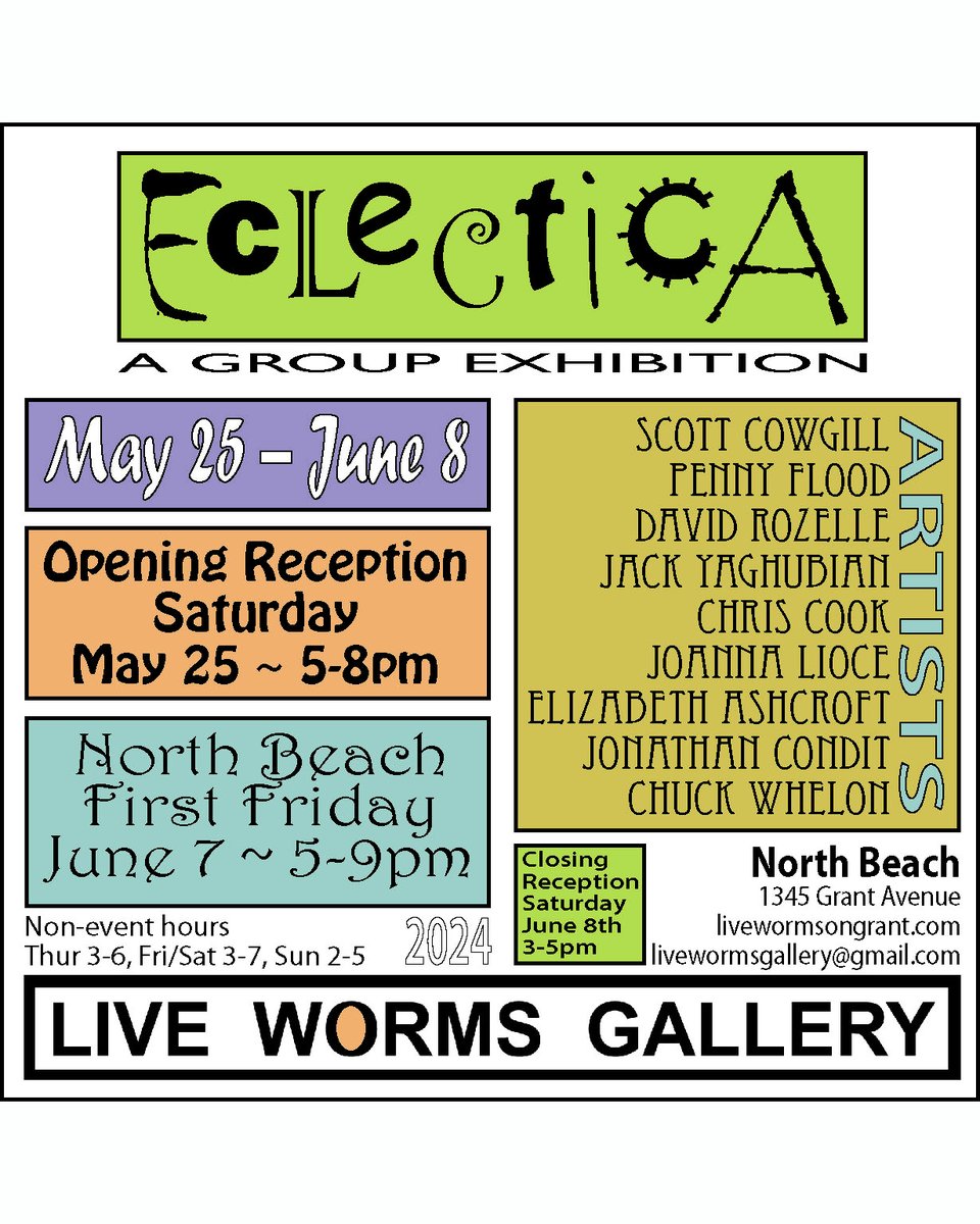 #SwipeRight available @livewormsongrant in the Eclectica Show. Opening Reception Saturday May25th 5-8pm. North Beach 1st Friday, June 7 5-9pm 1345 Grant Ave, San Francisco, CA 94133

#art #sanfrancisco #northbeach #gallery #acrylic #canvaspainting #memorialday #artshow #datenight