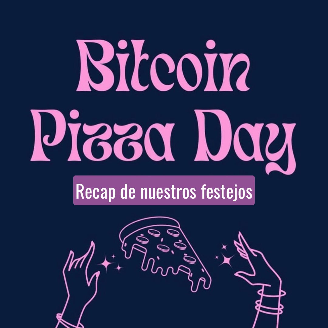 🍕 Bitcoin Pizza Day ¡Qué bien la pasamos festejando en comunidad 💜! 🔮 Arrancamos a las 12 hrs. en @crypsterclub donde compartimos MAS DE 400 PIZZAS 🔥 🔮 Cerramos el dia cenando juntxs en 📌 La Plata Les dejamos algunos recuerditos de nuestros festejos junto a