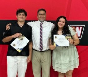 RamosJ_JSHS's tweet photo. It was a great night at the El Paso Coaches'  Banquet.  Back after 5 years to recognize student athletic achievements. PROUD OF MY THROWERS! It is well deserved.@viva_lajeff @JSHS_Official @EPISDathletics https://t.co/vOpjzr3yP8