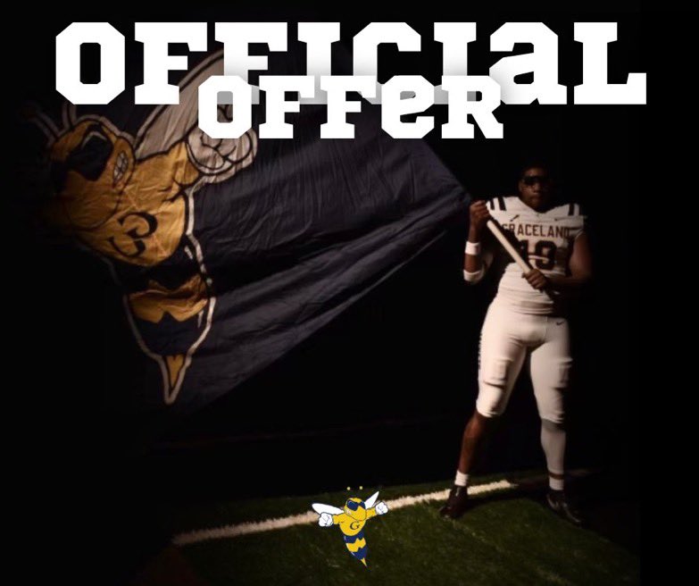 After a great conversation with
<a href="/coachjdowning62/">John Downing</a> l am blessed to say that I have received my first offer from <a href="/GracelandFB/">Graceland Football</a> 
<a href="/RR_Ravens_FB/">Rocky River Ravens Football</a> <a href="/KennethMcClamro/">Kenneth McClamrock</a> <a href="/CHairston75/">Coach Chris Hairston</a> <a href="/pepman704/">Matt Morrow</a>