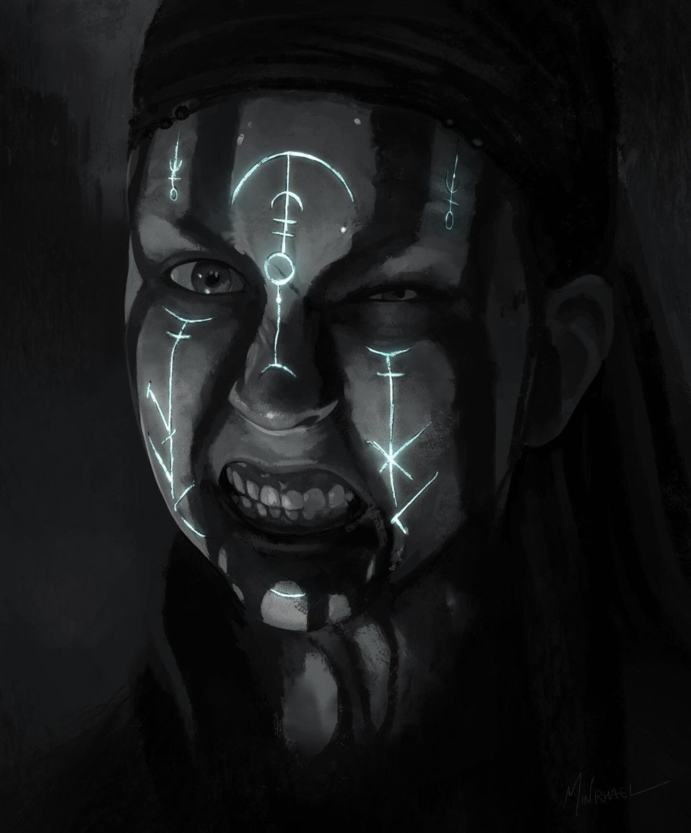 Minrhael's tweet photo. Víðarr - quick study of Senua from #Hellblade2 by @NinjaTheory https://t.co/Tm8a1Xaki8