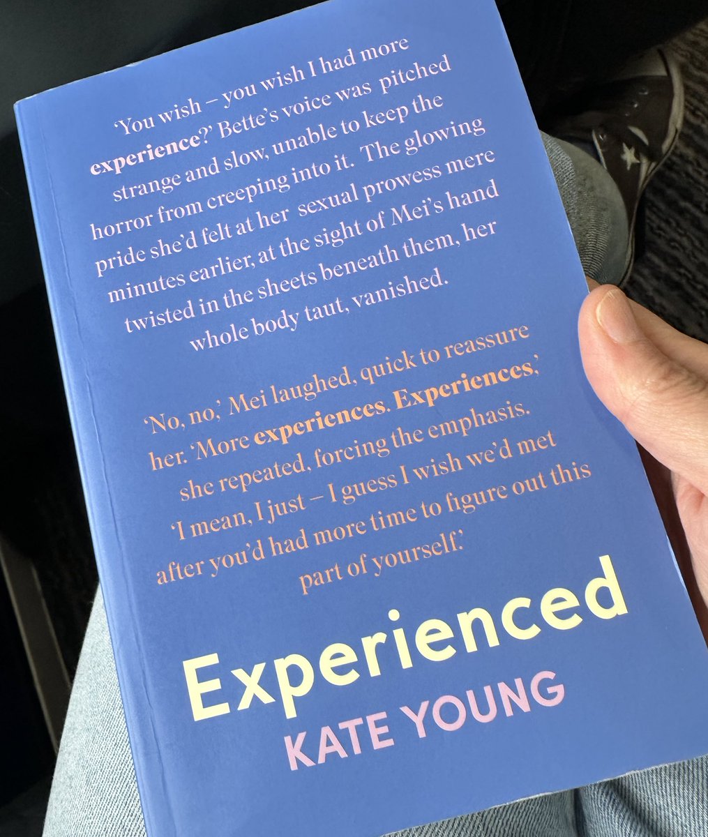LucyENichol's tweet image. I’m reading #Experienced by @kateyoungwrites on the train ahead of our chat at The Bound (@ForumBooks ) in June.

Described as ‘the horniest, most romantic debut novel of 2024’ - so no risk of me blushing in public then 😳 😃

Great read so far! Do join us on 26 Jun - link below