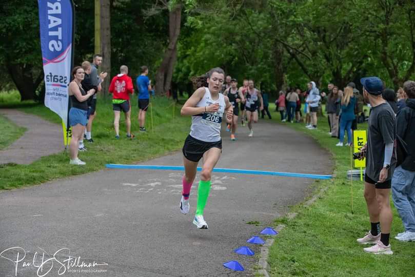 Georgia Palmer competed over 5k last night running a staggering 16:26!!! The club doesn’t currently have a road 5k record but considering this is 20 seconds quicker than the track time we can assume this makes Georgia the fastest Harrier ever over the distance!!!Congratulations!