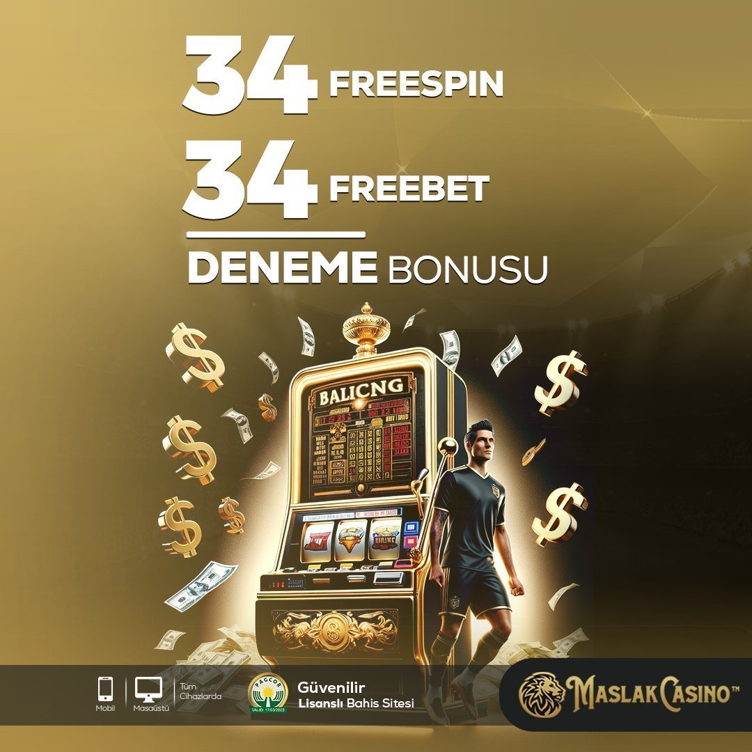 🎉 #MaslakCasino'nun Kazanç Dolu Dünyası Seni Bekliyor! 💰 Sitemize üye olan herkes 34 Freespin veya Freebet Deneme Bonusu kazanıyor! 🤩 Maslak Casino'da kazanarak başla. 🌐 Güncel Adres ➡️maslakcasino.link