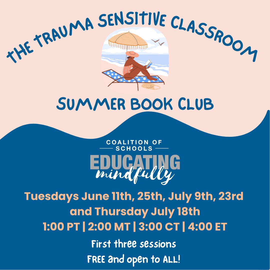 Join the COSEM community for a Summer Book Club! Links to register in bio 💫

#MBSEL #MindfulnessBasedSEL #SEL #SocialEmotionalLearning #SummerBookClub #TraumaSensitiveClassroom #BuildingResilience #CompassionateTeaching #TeacherBookClub #ProfessionalDevelopment