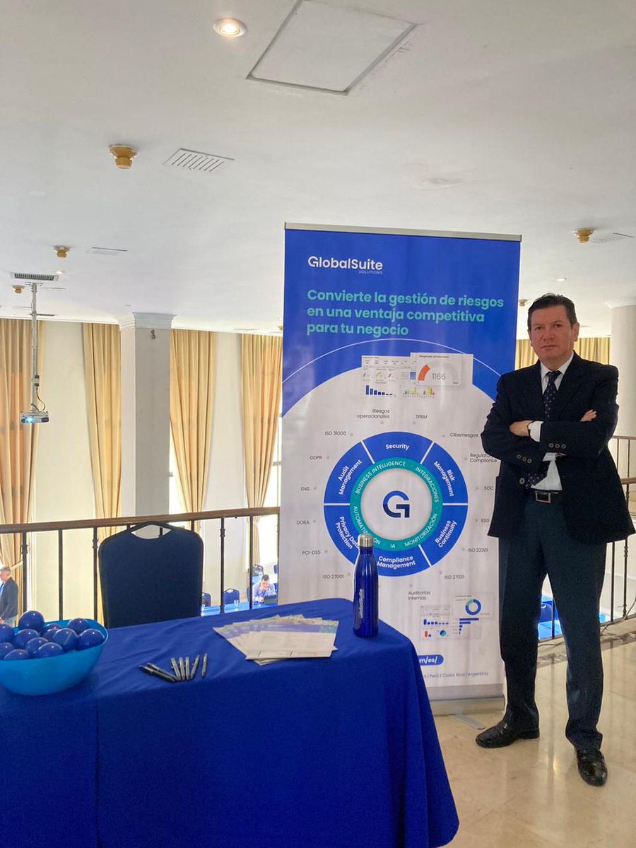 global_suite's tweet photo. ¡¡En el marco de la celebración de los 𝟭𝟬 𝗮ñ𝗼𝘀 𝗱𝗲 𝗜𝗦𝗔𝗖𝗔 𝗠𝗲𝗱𝗲𝗹𝗹í𝗻 vuelve a Cali!! 🎉 Y allí estamos presente para compartir nuestras solución #GRC.

¿Tienes dudas sobre #ciberriesgos, #gestiónDeRiesgos, #seguridadDeLaInformación?👉 https://t.co/L6bEqgr2Nb https://t.co/GqkiDIDMYF