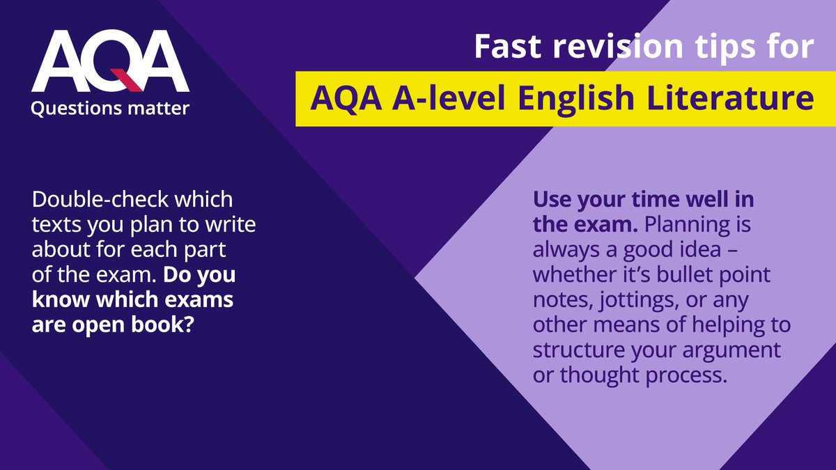 Looking for some fast A-level English Literature revision tips? Our team of experts have created them for you with @thestudentroom. To see more, click here > bit.ly/3WOpt3B