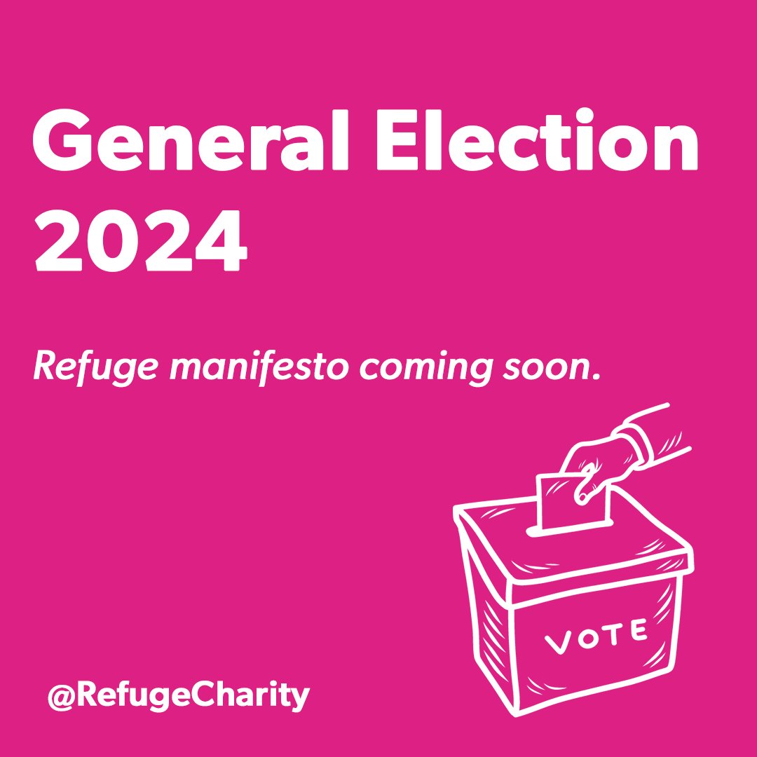 It's vital that support for survivors of #DomesticAbuse and ending violence against women and girls in the upcoming #GeneralElection are prioritised by the next government. Watch this space for our own manifesto focused on tackling domestic abuse.