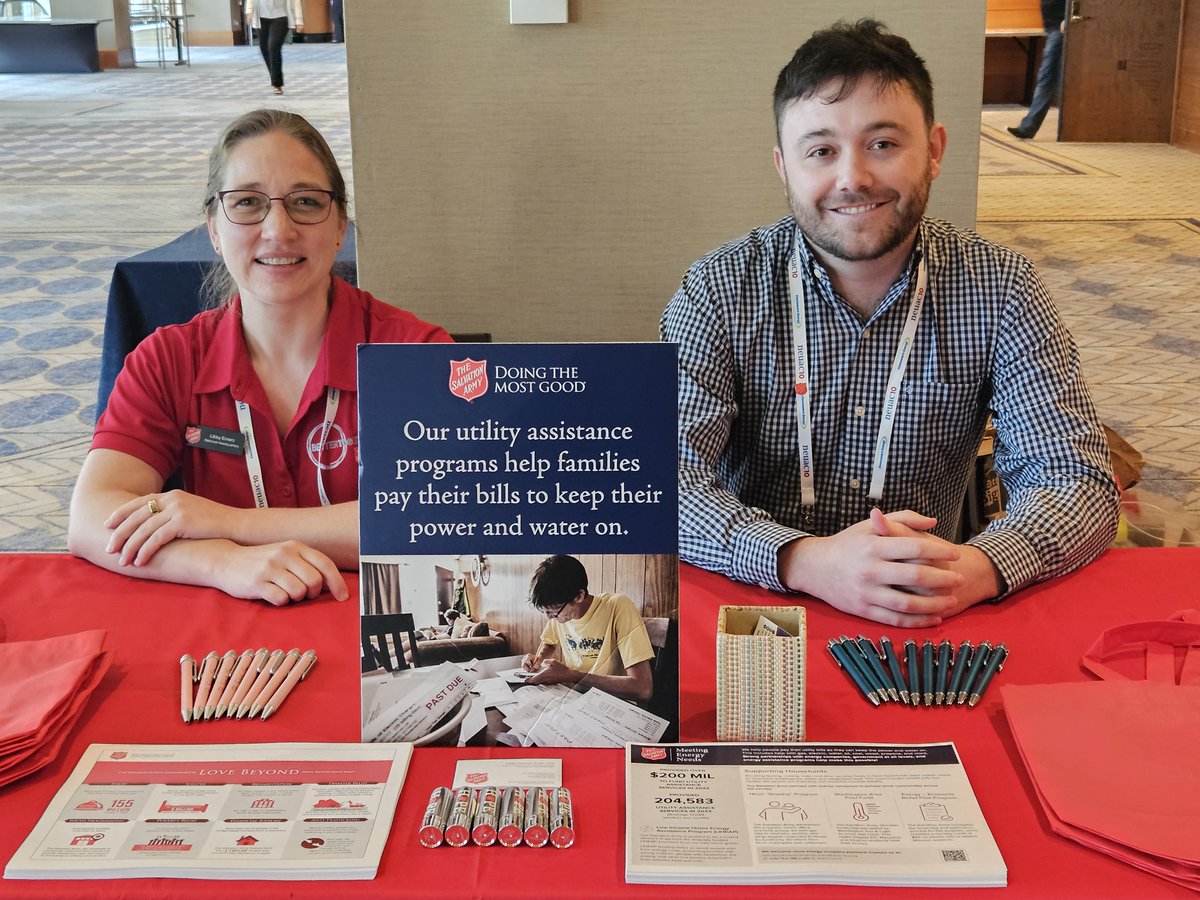 The Salvation Army is honored to be part of @theNEUAC conference, an annual meeting of energy assistance leaders. With utility assistance, our goal is to provide resources that will help families stay in their homes. We thank our donors and partners who help us meet energy needs