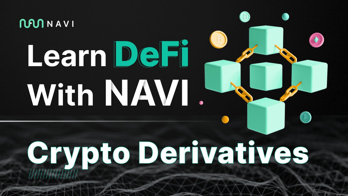 Learn DeFi with NAVI - Crypto Derivatives Once you delve into more advanced #DeFi instruments, you’ll inevitably come across Crypto Derivatives. This thread will explain what they are, and why they have gained so much popularity in the last few years. ⤴️ Crypto Derivatives