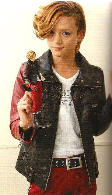 Eiji, it’s a tiny version of me. I want you to have it.