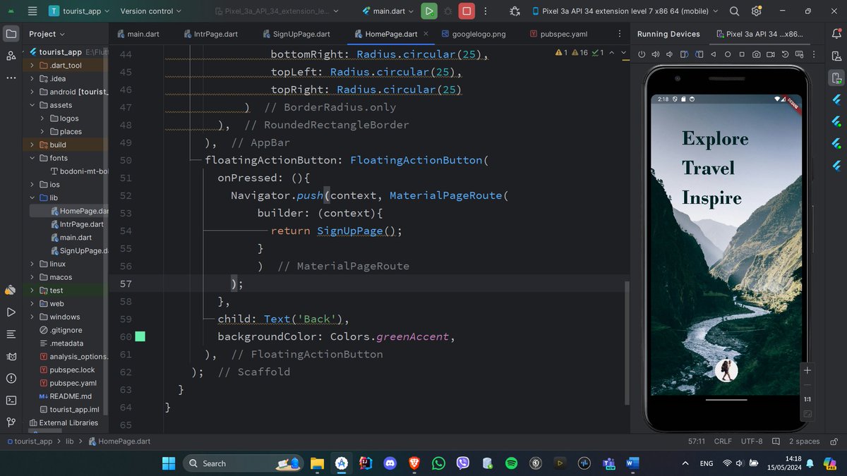 sinnnez's tweet photo. #30DaysOfFlutter
Day 10 of 30 days: ✅Started a new project. Today I made a splash screen for the app. using timer and switching screens.

#pitc30days #pitcFlutter #primeitclub
@_primeitclub https://t.co/EO98c96vq4
