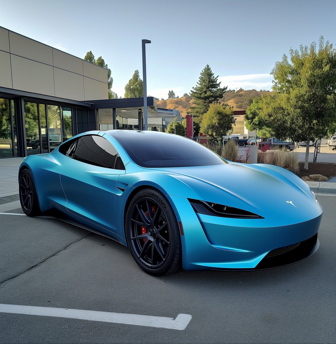 THE NEW TESLA ROADSTER DREAMY CAR.