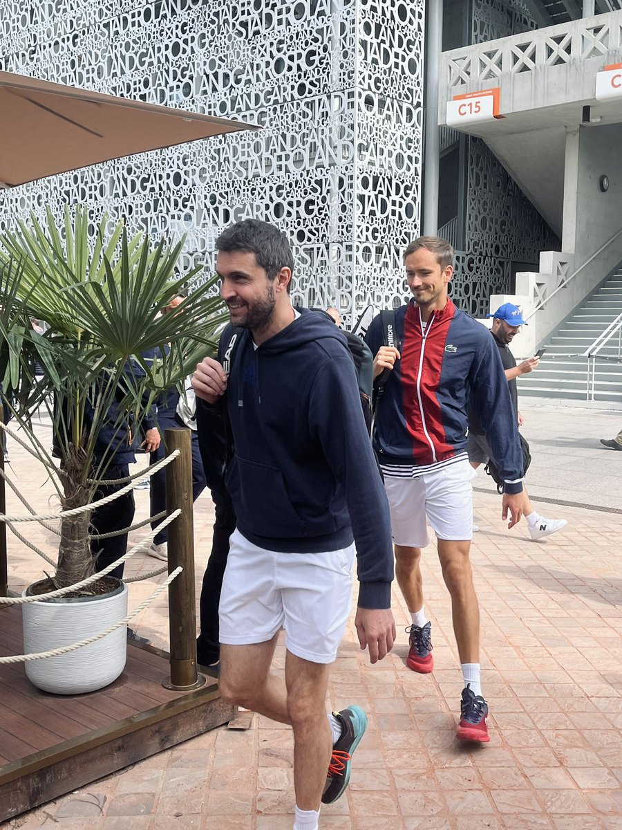 Au détour d’une allée, à #RolandGarros  #Nadal #Medvedev