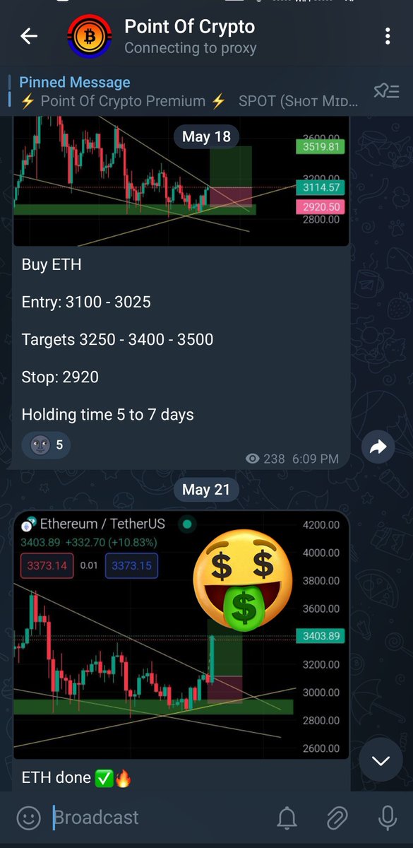 PointOfCrypto1's tweet photo. #ETH Booom 🚀💯✌🏻 join for more telegram link 🫴🏻 https://t.co/2C4U6EzACc https://t.co/jdph94MDla