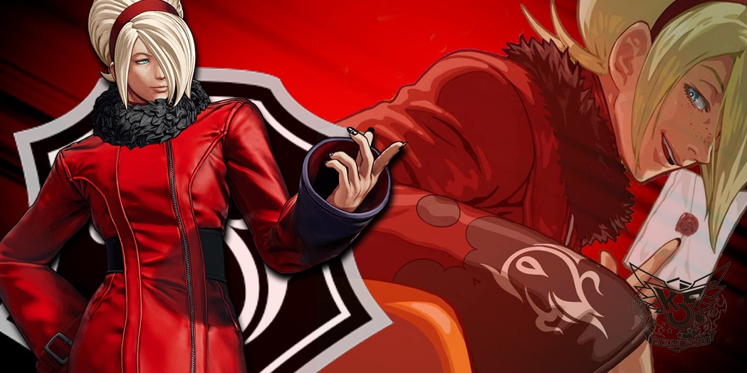 ChanAnyee's tweet photo. Arte para sticks de Ash y Meitenkun 
#kOFXV https://t.co/XwMhPHSLiZ