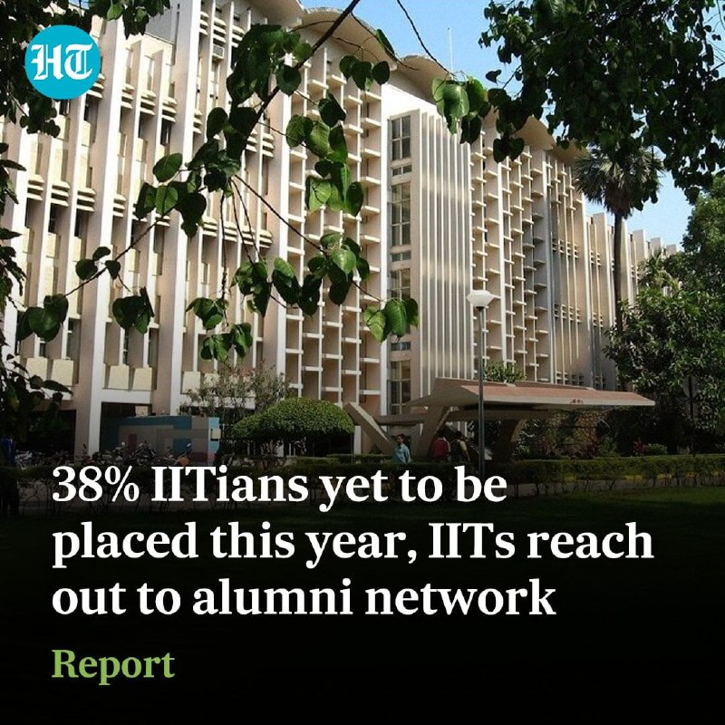 Around 38% of students across 23 #IITs remain unplaced so far this year, according to information obtained through #RTI applications filed by #IIT Kanpur alumnus #DheerajSingh. Full details hindustantimes.com/india-news/38-…