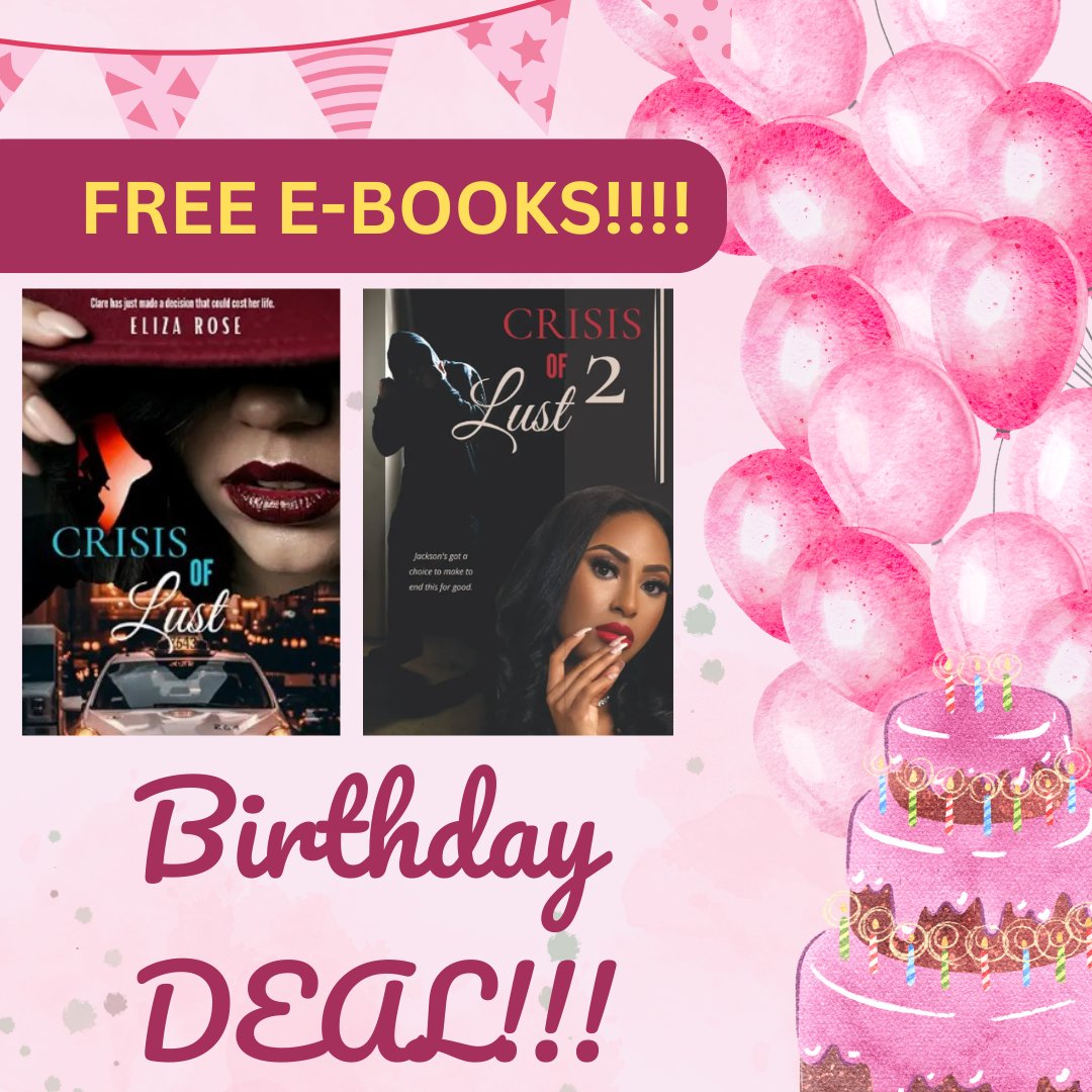ElizaRoseBooks's tweet photo. FREE!!!! NOW THRU 5/27!!!
https://t.co/u3AiKhG5mQ
OR
https://t.co/XXeJ9Ej79k
#Writingcommunity
#readersoftwitter
#authors
#kindlestore
#amazonfinds
#authorUproar
#romanticsuspense
#booktok
#twitterreads
#TheMaskedSinger
#authorcommunity
#readingforpleasure https://t.co/X7KlnwtE8C