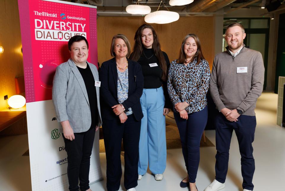 Yesterday @heraldscotland & @GenAnalytics held the second #ScotDiversitySeries at the new Social Hub venue in Glasgow. The event brought in representatives, including @ScotWFootball to discuss real working inclusion strategies and tangible practices. 📲heraldscotland.com/news/24339517.…