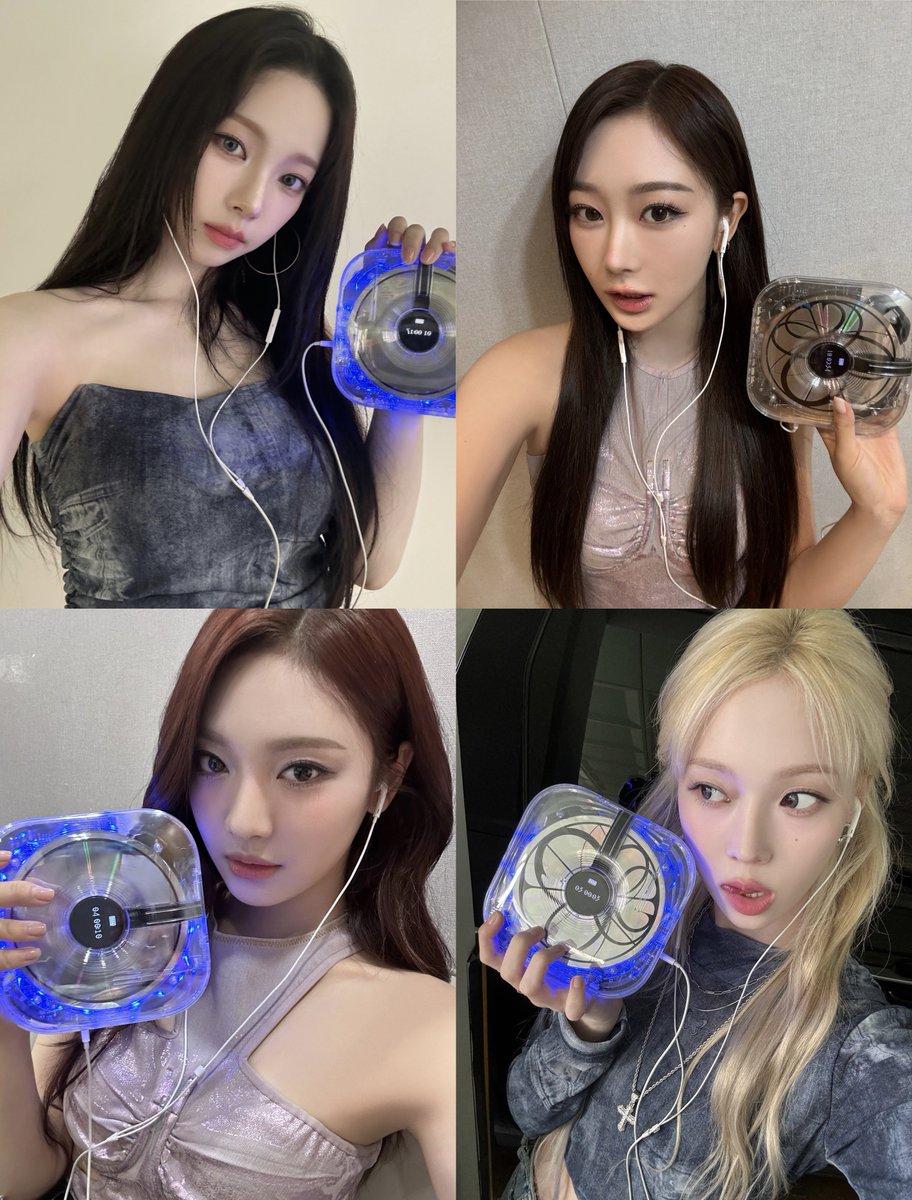 ujiminphoria's tweet photo. This is literally a CD player and you can put the CD and play the song in the album? aespa’s team need a raise for this bcs this is so cool and genius😭 https://t.co/RAC4os81PC
