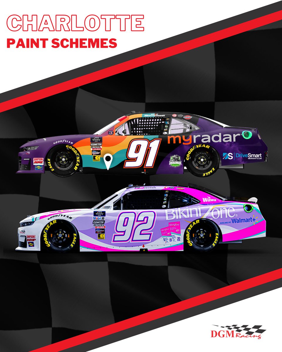 🟣 Which purple Chevrolet is your favorite? #NASCAR | @TeamChevy | #BetMGM300