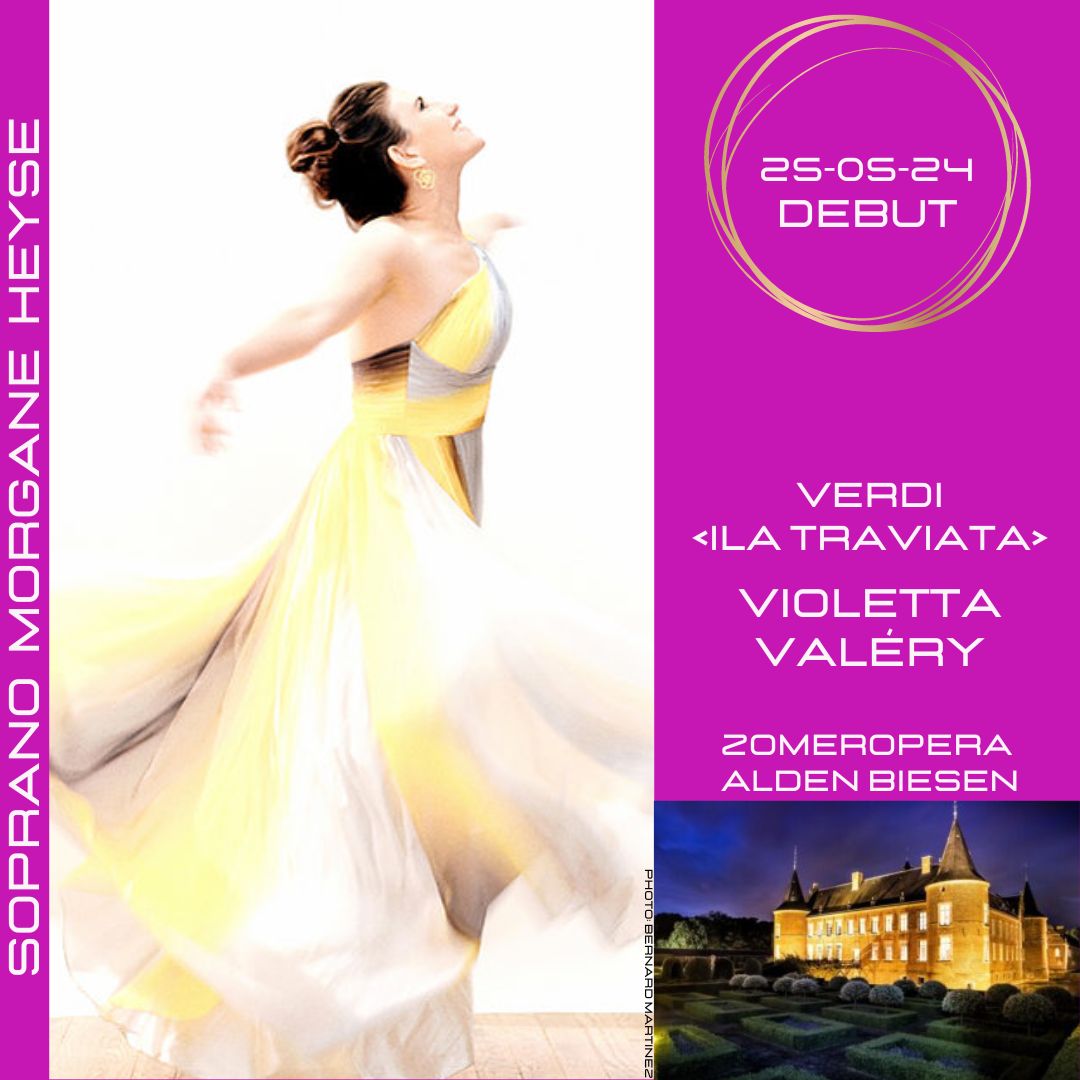 💥 25-05-24 💥 #coloraturasoprano #MorganeHeyse makes her long awaited #DEBUT as #VIOLETTA in #Verdi's #LaTraviata 🍀MORGANE & all involved at #KasteelAldenBiesen 👉 morganeheyse.com/#bio 2 Violetta Casts. Check dates👇 zomeropera.be/program-2024/l… 👉 allyouneed-pmn.com