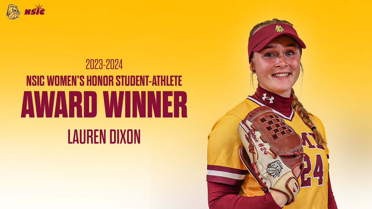 Lauren Dixon Named 2023-24 NSIC Women's Honor Student-Athlete Award Winner More on Dixon: umdbulldogs.com/news/2024/5/23…