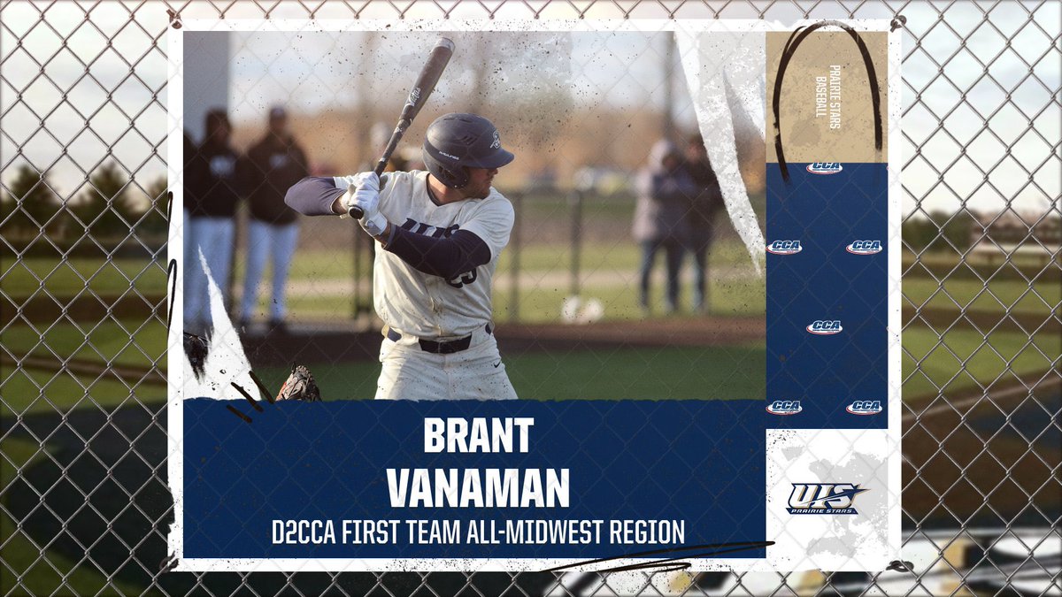 Baseball_UIS's tweet photo. 🚨BRANT VANAMAN - D2CCA FIRST TEAM ALL-MIDWEST REGION🚨

#WeAreStars | #ProtectThePrairie https://t.co/sm4iXl6UwF