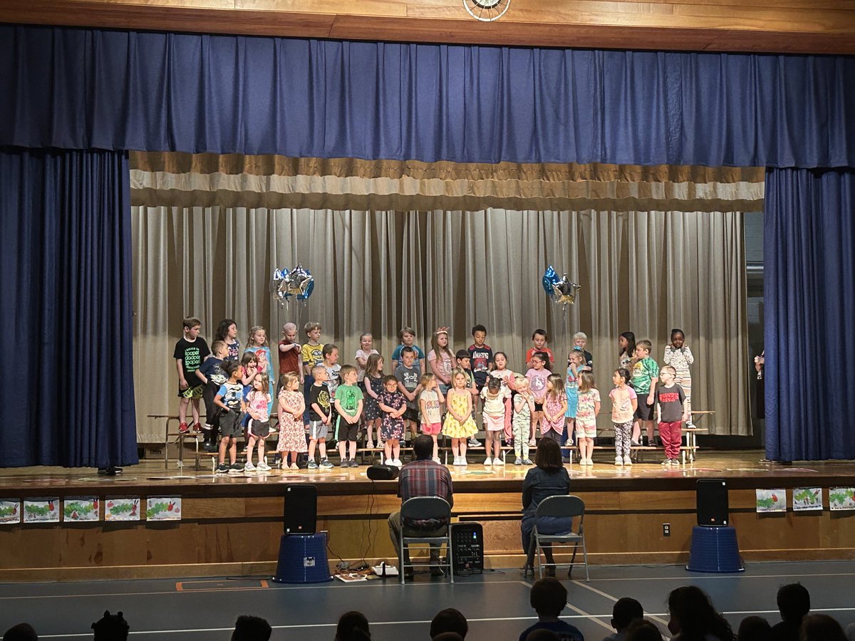 Kindergarten program preview! Parents are in for a treat tomorrow!