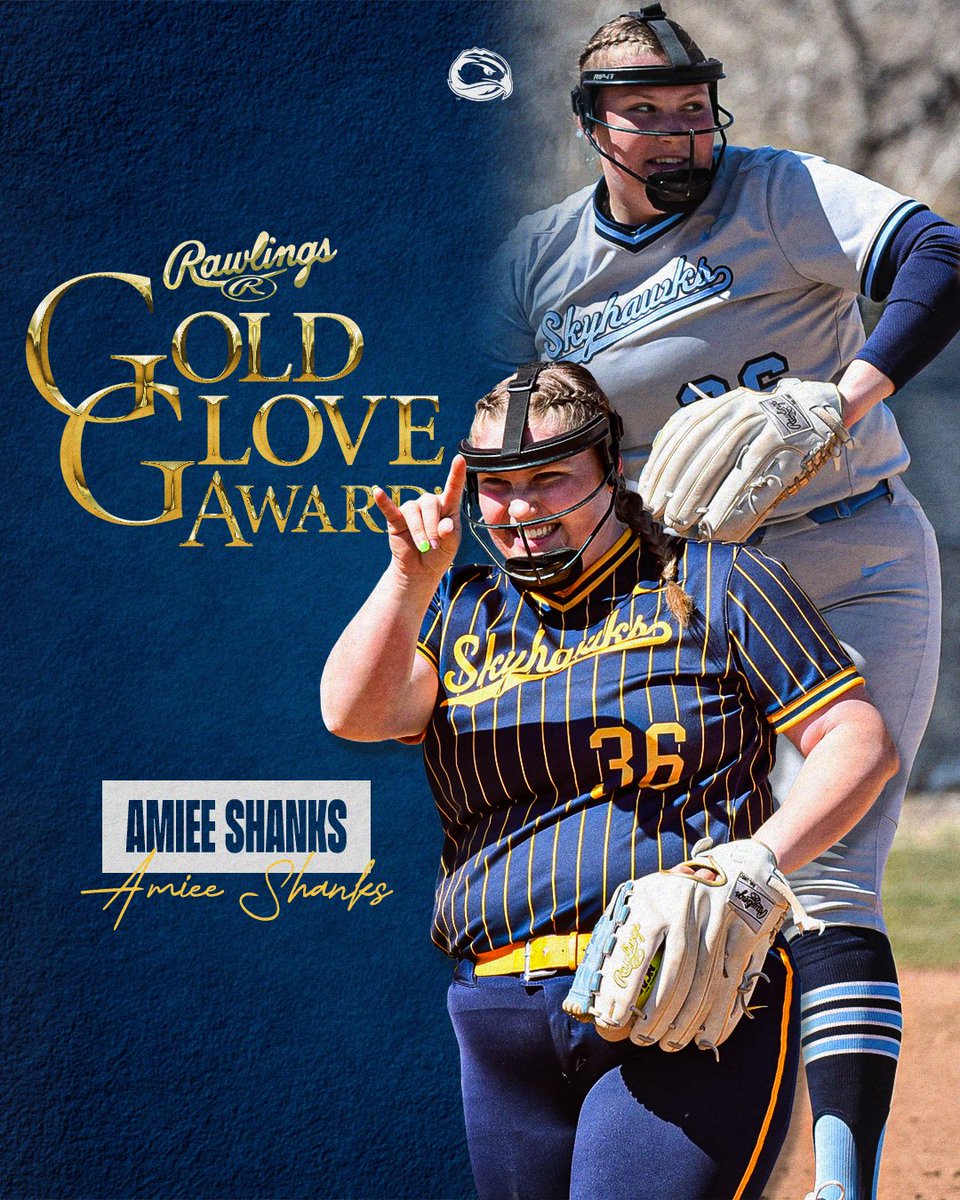 Feeling ✨GOLDEN✨ in Durango!🙌

Amiee Shanks has been recognized as the best defensive pitcher in the nation and has become the first player in the <a href="/RMAC_SPORTS/">RMAC Sports</a> and the second pitcher ever to capture a DII Rawlings Gold Glove Award presented by the <a href="/NFCAorg/">National Fastpitch Coaches Association</a>!🔥

#ToTheTop