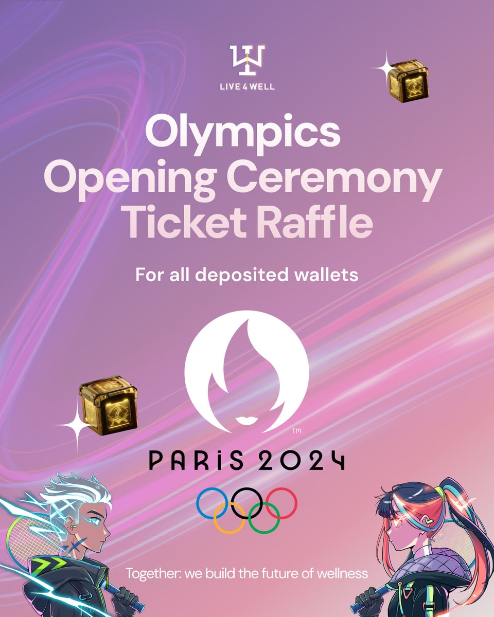 🎟️ Win a Trip to the Paris 2024 Olympics!

Keep depositing for a chance to win an Opening Ceremony ticket (~$10,000) , courtesy of our partnership with the Olympics!

How to participate 👇
1️⃣ Follow <a href="/live4well/">Live4Well</a>
2️⃣ Like + Repost
3️⃣ Reply your "Deposited" screenshot in the comment