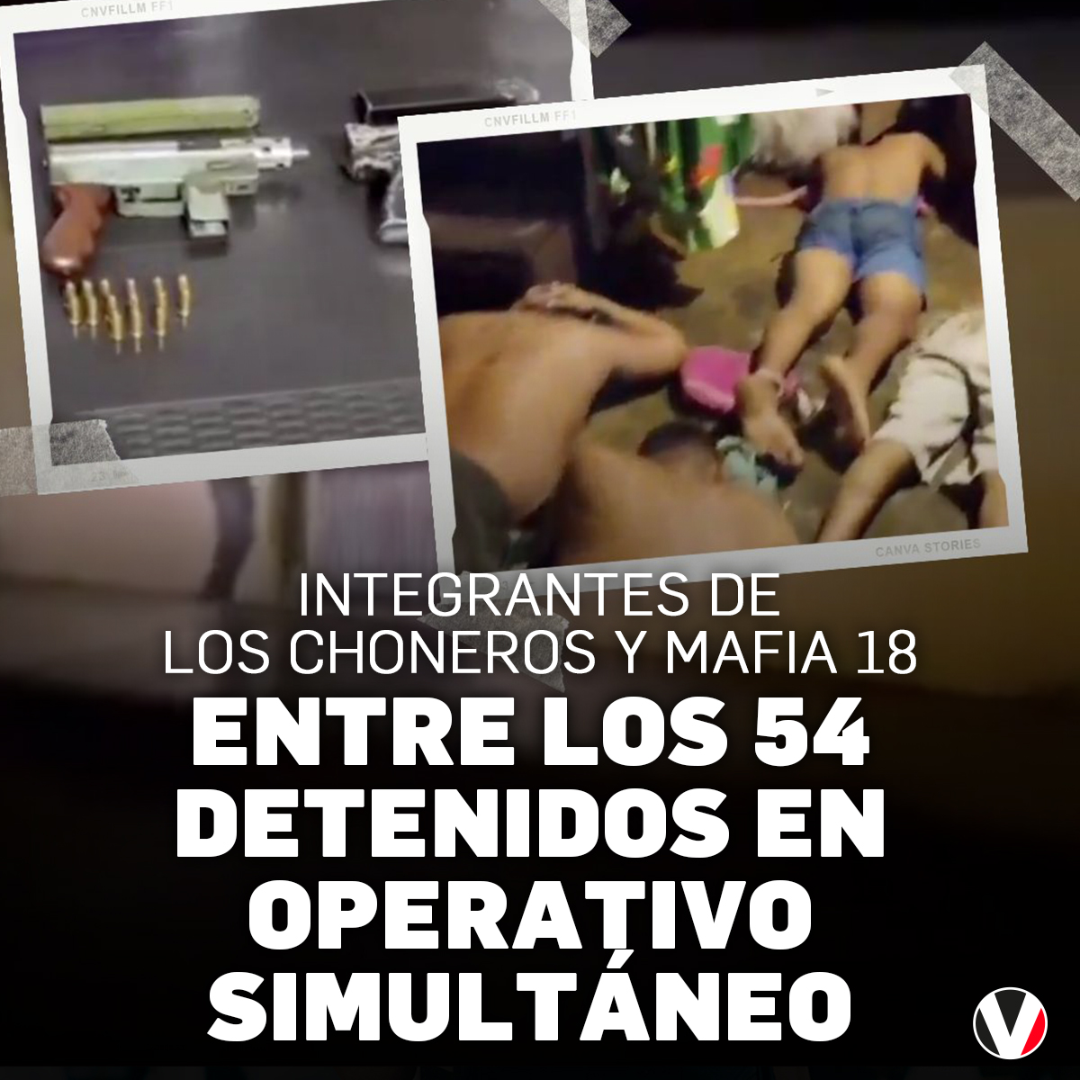 #ATENCIÓN | Al menos 54 personas fueron detenidas en el operativo 'Cero Impunidad 2', que atacó a 15 bandas del crimen organizado, entre ellas Los Choneros y Mafia 18. ▶️ v.vistazo.com/3yru8y6