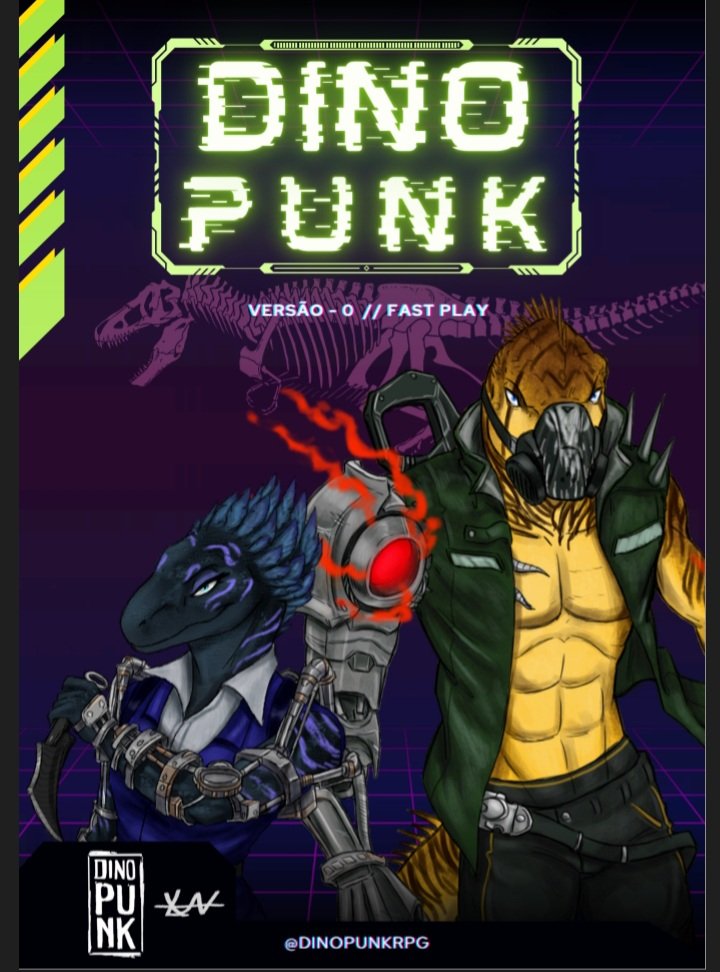 Para agradecer aqueles que acompanham o projeto e mostrar o potencial de #DinoPunk para vocês!

Disponibilizo hoje o fast play oficial do Dino Punk! 
Com as regras básicas e bem explicadinhas para o seu próximo jogo! 

(Link no comentário!)