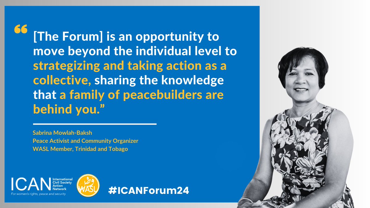 📣 10 days until #ICANForum24 👉 STRATEGIC PARTNERSHIPS We will work to create new strategies for partnership & collaboration to strengthen the impact of #WASL’s collective work. Find out more ➡️ icanpeacework.org/icans-forum/