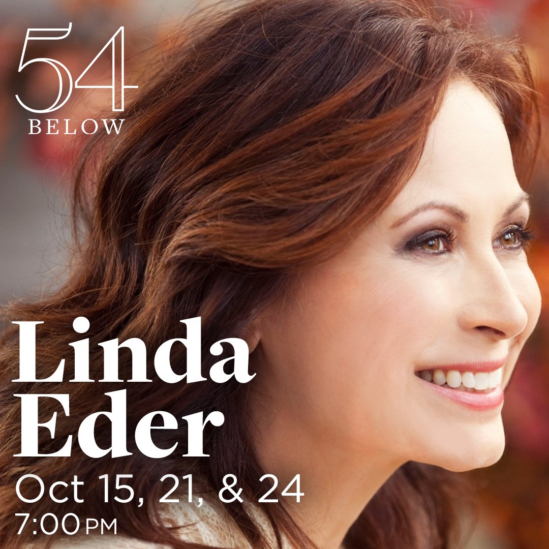 On public sale 12pm today! Experience the glorious @LindaEderTweets, up close and in person. Forever linked to Broadway history via her acclaimed performance in Jekyll & Hyde, don't miss your chance to see the celebrated songstress. 54below.org/LindaEderOct