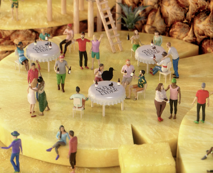 Old Mout Cider animates the union of various fruit flavors. adweek.com/agencyspy/thur…