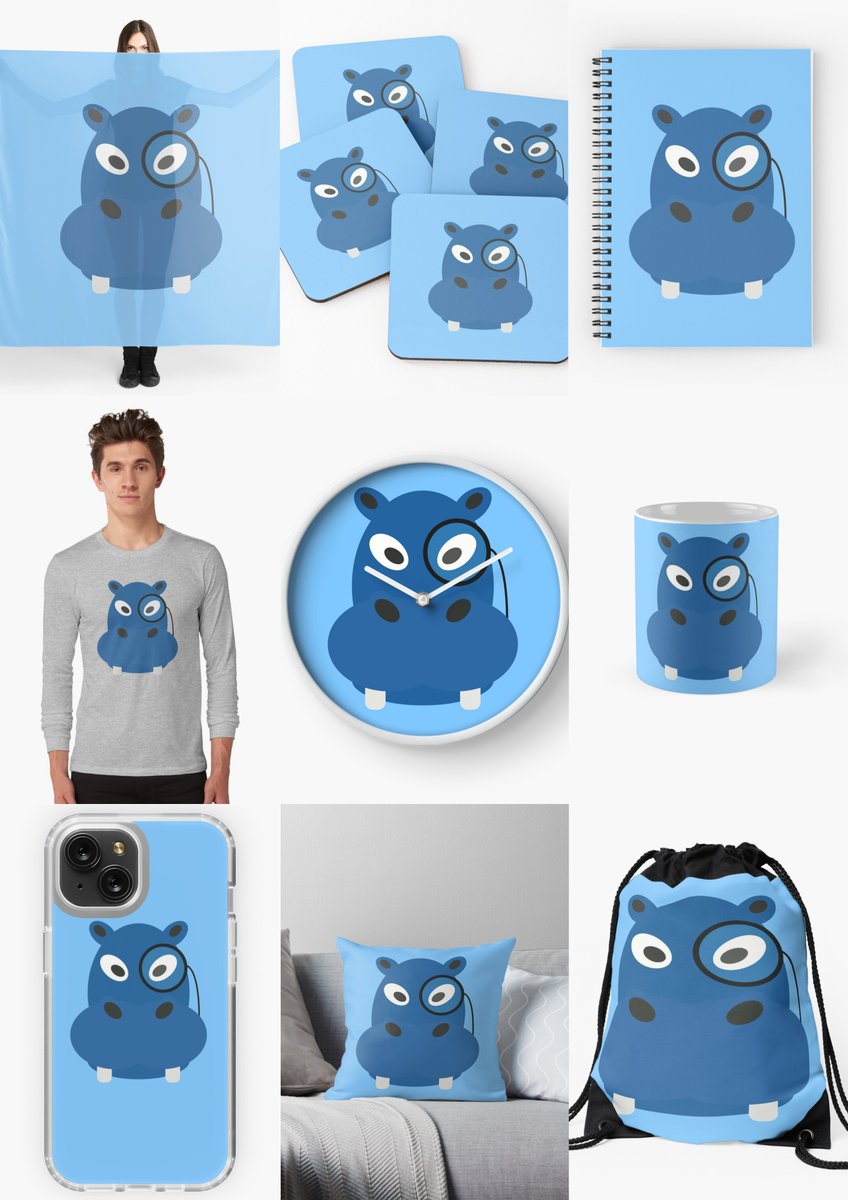 Hippo with monocle

redbubble.com/shop/ap/161373…👈🦛

#cartoons #cartoon #illustration #character #redbubble