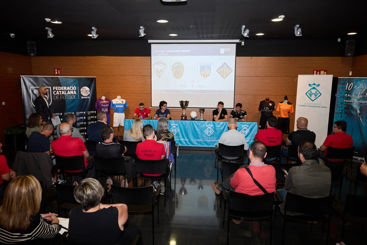 FCF_CAT's tweet photo. 💥 Cap de setmana de futbol sala a l'Hospitalet de l'Infant

🏆 Jornada de Formació Femenina Base
🏆 Semifinals F4 Copa Tarragona Sènior
🏆 Play-off d'ascens a Primera Divisió Catalana

📝: https://t.co/07Si6LpTnI  
🎥: https://t.co/To3Cz3inPP
📸: https://t.co/4C5IavxnP7

#LCFS https://t.co/ANQyYYgXP3